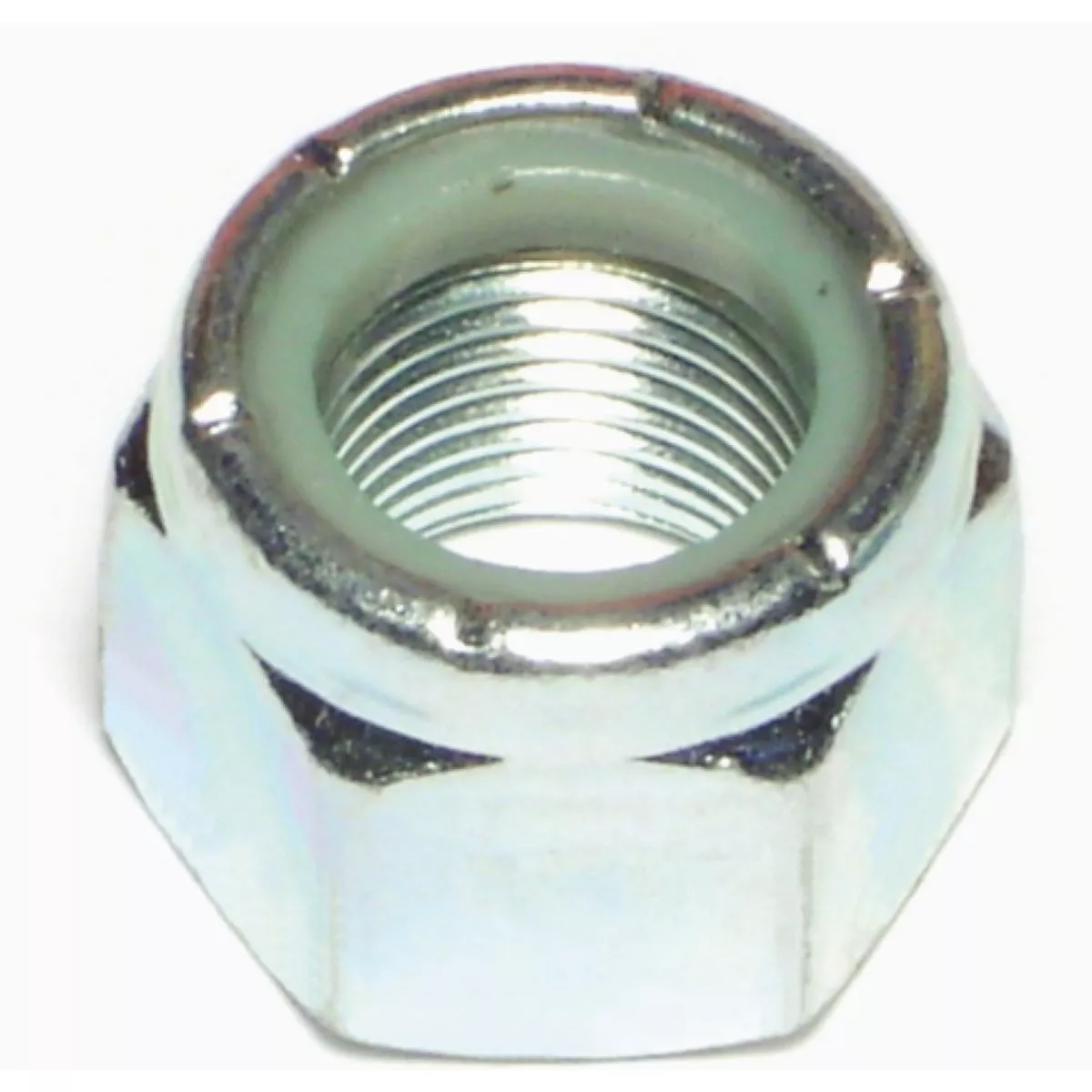 Midwest Fastener 5/8 In.-18 Zinc Plated Grade 2 Steel Fine Thread Nylon Insert Lock Nuts (8 Ct.)-