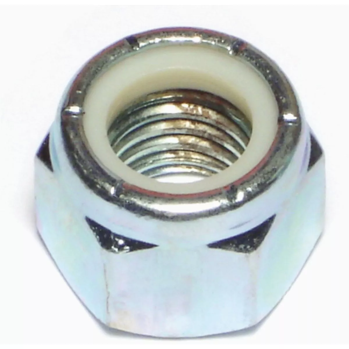 Midwest Fastener 5/8 In.-11 Zinc Plated Grade 2 Steel Coarse Thread Nylon Insert Lock Nuts