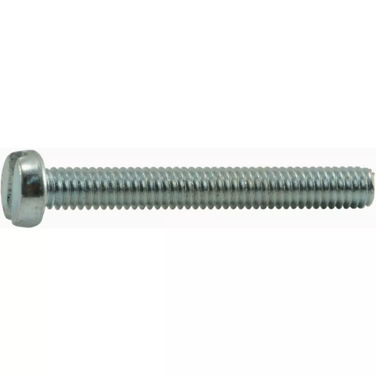 Midwest Fastener 2.5mm-0.45 x 20mm Zinc Plated Class 4.8 Steel Coarse Thread Slotted Pan Head Machine Screws