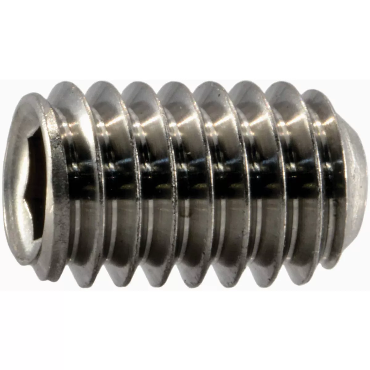 Midwest Fastener 5/16 In.-18 x 1/2 In. 18-8 Stainless Steel Coarse Thread Hex Socket Headless Set Screws
