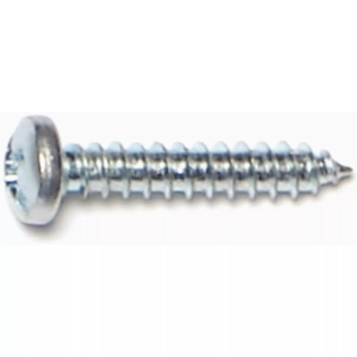 Midwest Fastener #4 x 5/8 In. Zinc Plated Steel Combo Pan Head Sheet Metal Screws (100 Ct.)