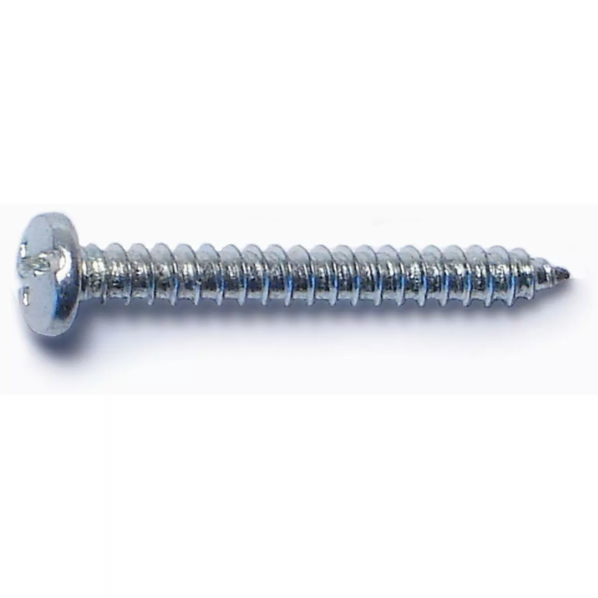 Midwest Fastener #4 x 1 In. Zinc Plated Steel Combo Pan Head Sheet Metal Screws (100 Ct.)