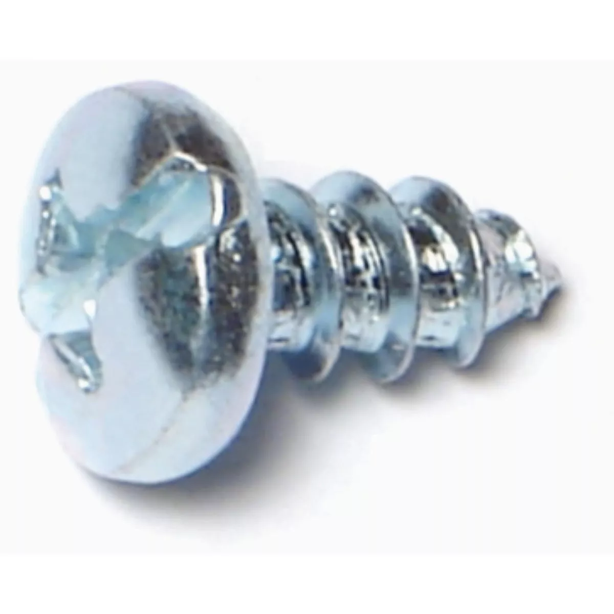 Midwest Fastener #14 x 1/2 In. Zinc Plated Steel Combo Pan Head Sheet Metal Screws