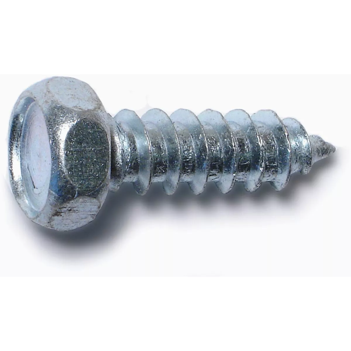 Midwest Fastener 5/16 In. x 1 In. Zinc Plated Steel Indented Hex Head Sheet Metal Screws