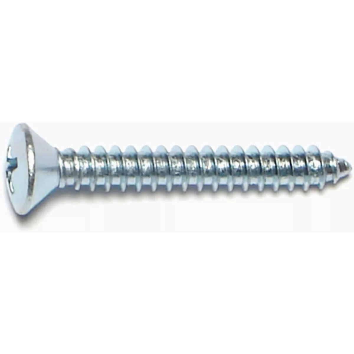 Midwest Fastener #8 x 1-1/4 In. Zinc Plated Steel Phillips Oval Head Sheet Metal Screws (40 Ct.)-
