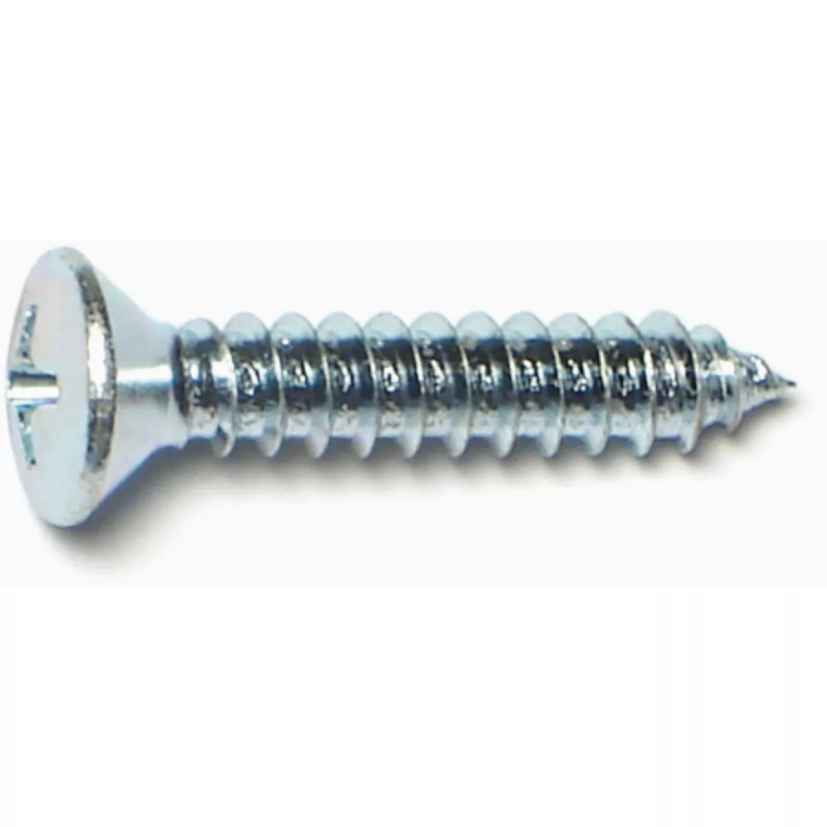 Midwest Fastener #10 x 1 In. Zinc Plated Steel Phillips Oval Head Sheet Metal Screws