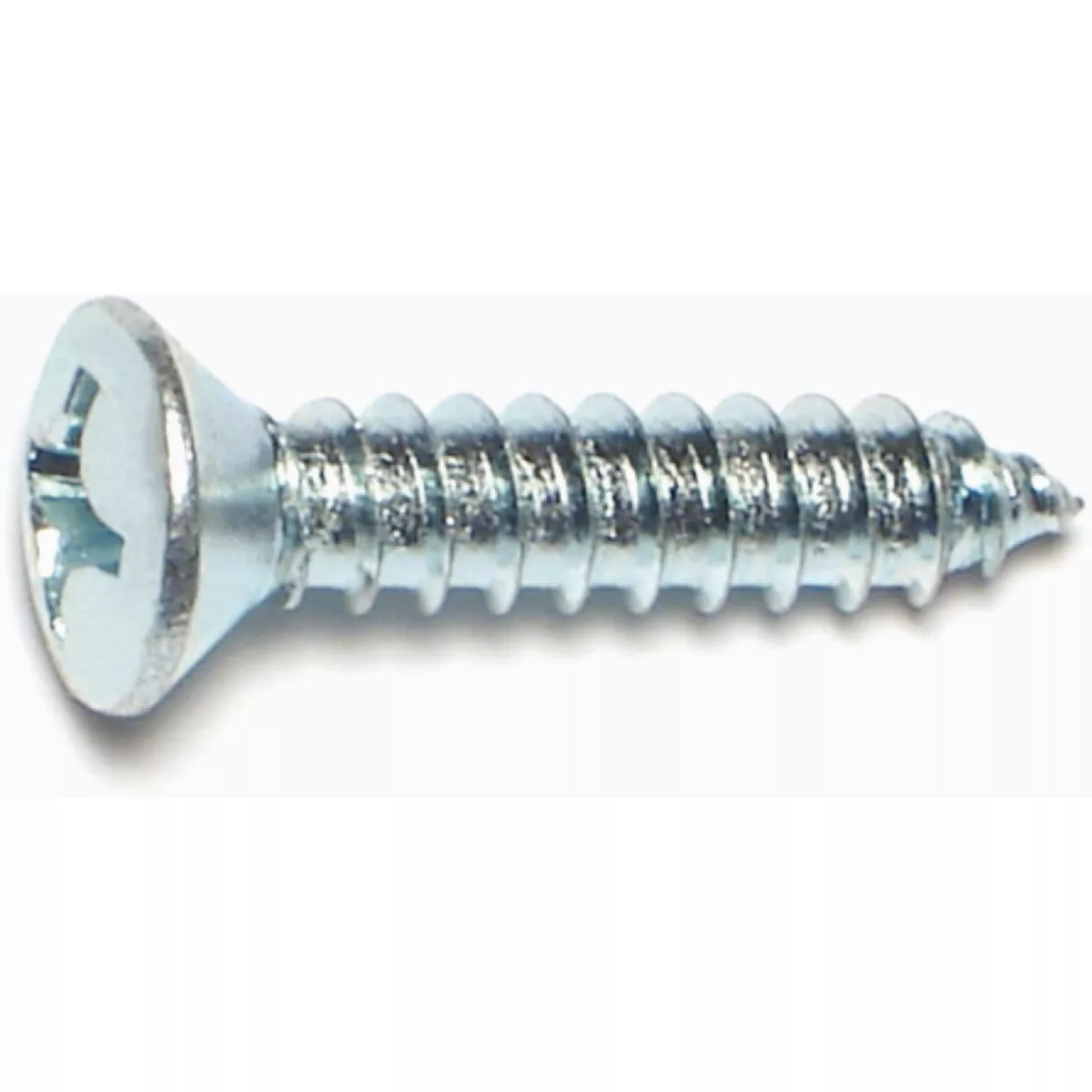 Midwest Fastener #12 x 1 In. Zinc Plated Steel Phillips Oval Head Sheet Metal Screws (10 Ct.)-