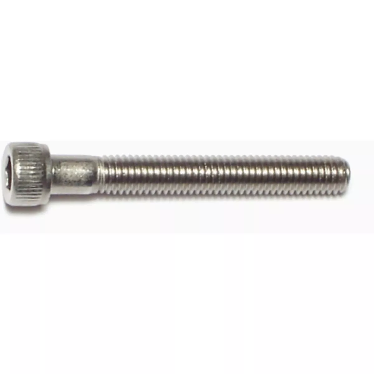 Midwest Fastener #10-32 x1-1/2 In. Stainless Steel Fine Thread Knurled Head Hex Socket Cap Screw (10 Ct.)-