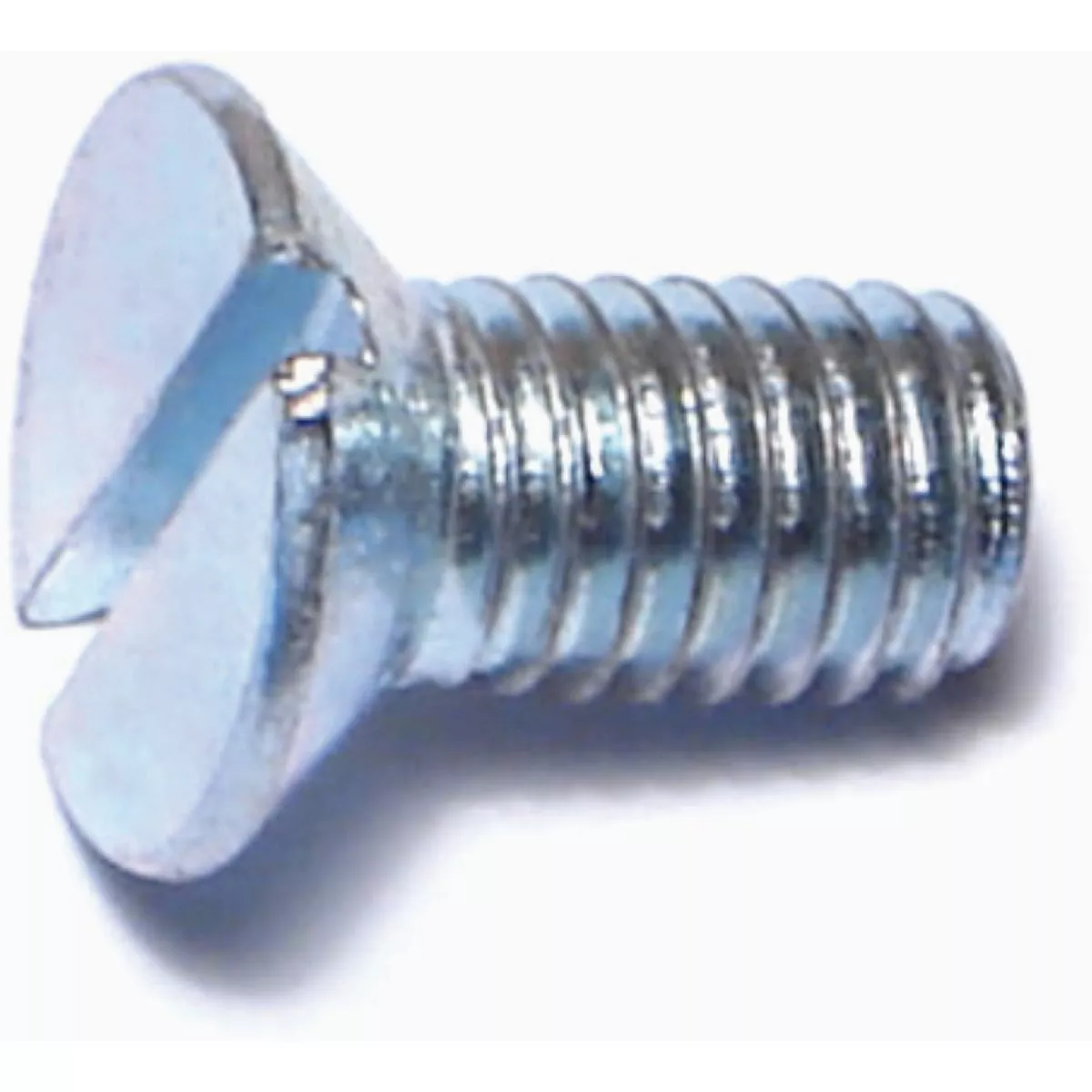 Midwest Fastener 5mm-0.8 x 10mm Zinc Plated Class 4.8 Steel Coarse Thread Slotted Flat Head Machine Screws (15 Ct.)