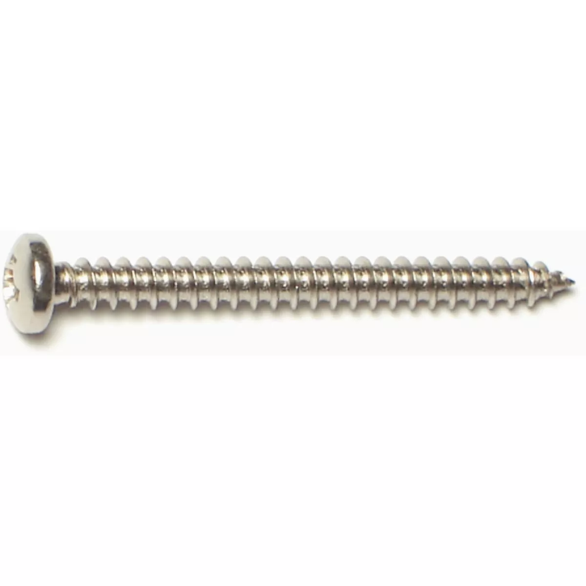 Midwest Fastener #6 x 1-1/2 In. 18-8 Stainless Steel Phillips Pan Head Sheet Metal Screws