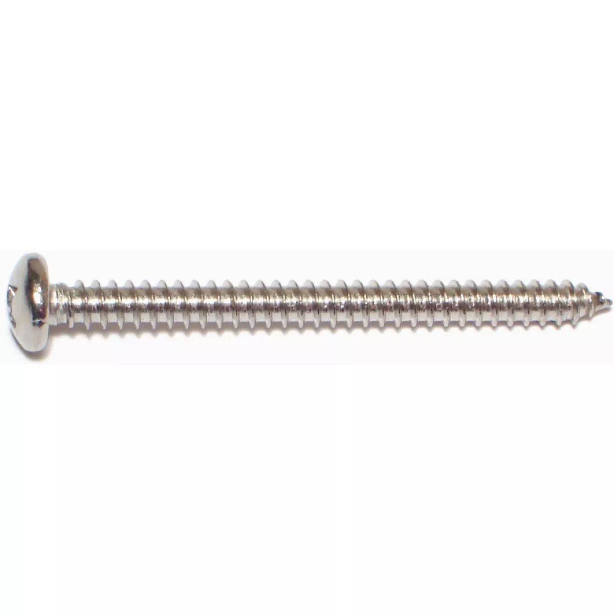 Midwest Fastener #12 x 2-1/2 In. 18-8 Stainless Steel Phillips Pan Head Sheet Metal Screws