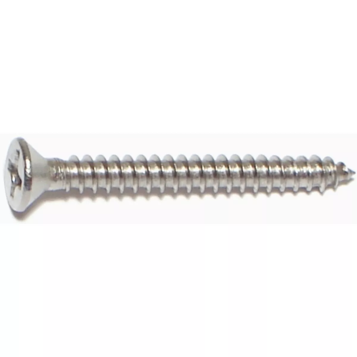 Midwest Fastener #6 x 1-1/4 In. 18-8 Stainless Steel Phillips Flat Head Sheet Metal Screws (15 Ct.)
