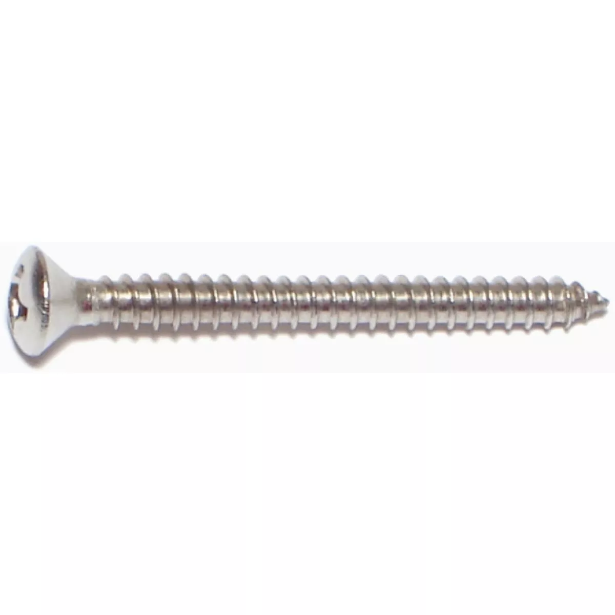 Midwest Fastener #6 x 1-1/2 In. 18-8 Stainless Steel Phillips Oval Head Sheet Metal Screws (15 Ct.)-