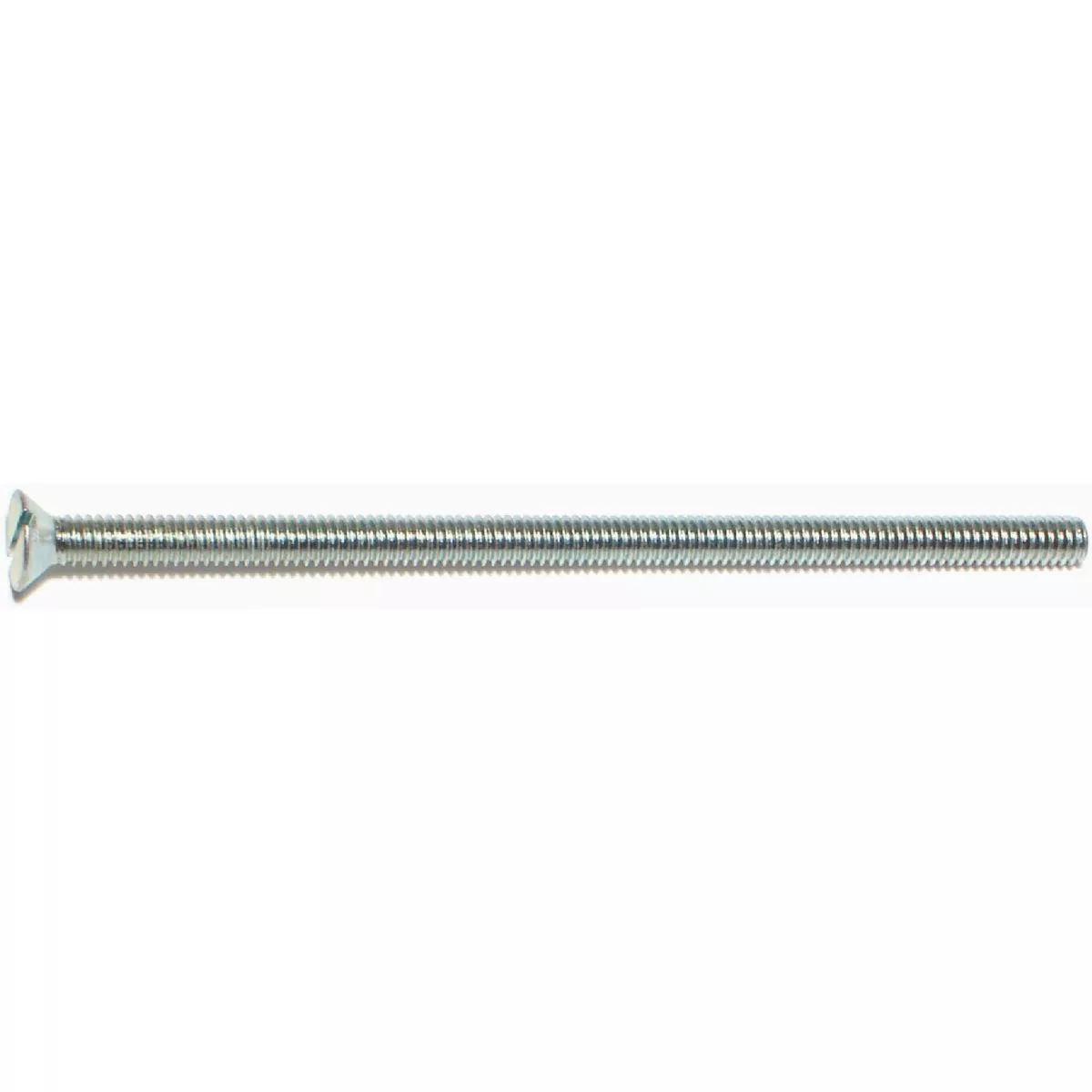 Midwest Fastener #8-32 x 3-1/2 In. Zinc Plated Steel Coarse Thread Slotted Flat Head Machine Screws (15 Ct.)-