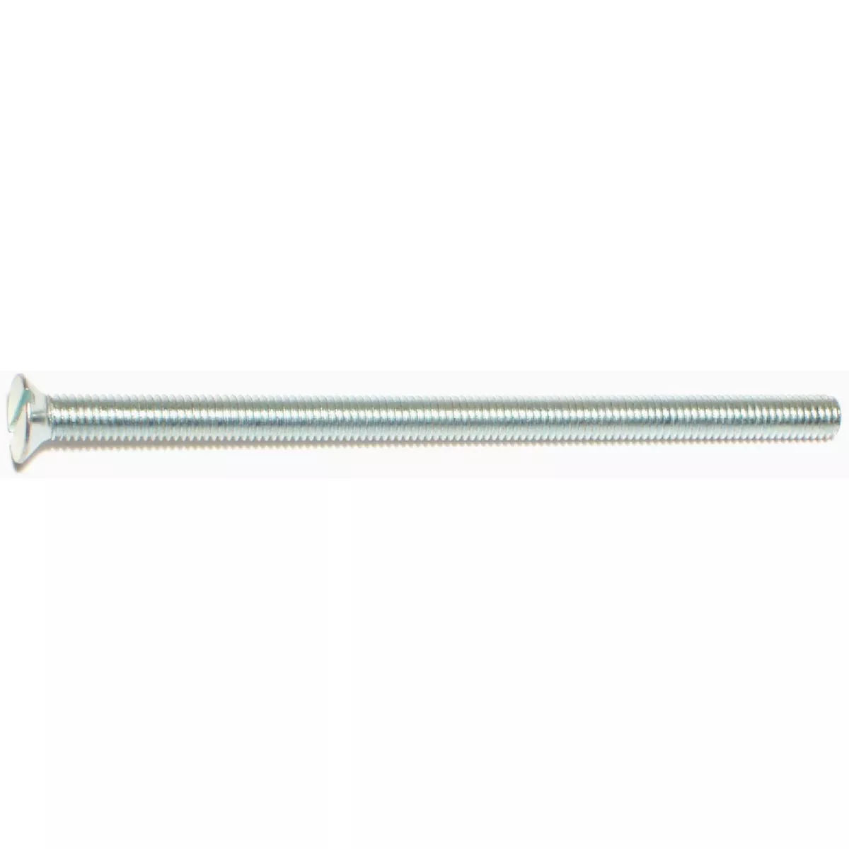 Midwest Fastener #10-32 x 3-1/2 In. Zinc Plated Steel Fine Thread Slotted Flat Head Machine Screws