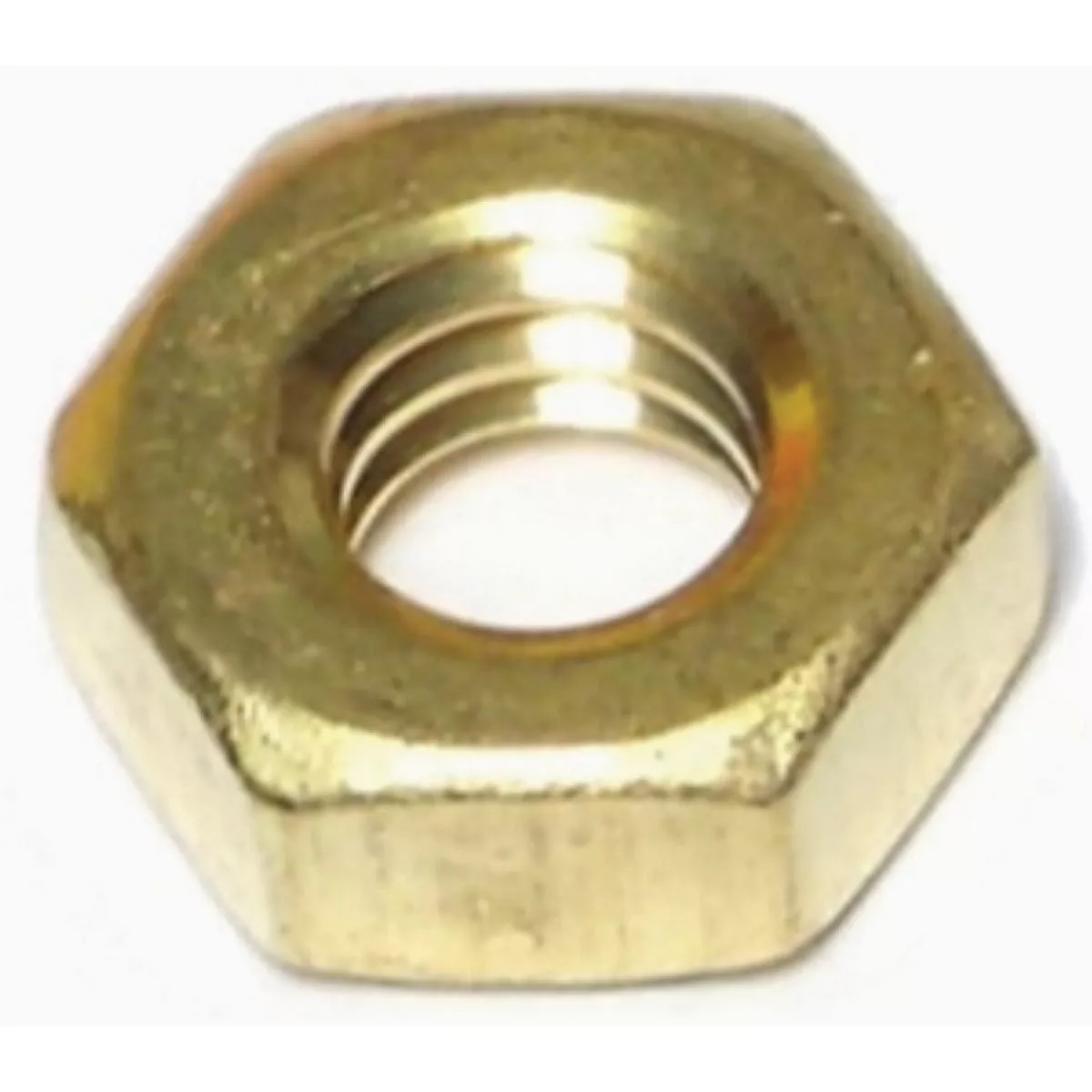 Midwest Fastener 1/4 In.-20 Brass Coarse Thread Hex Nuts (25 Ct.)