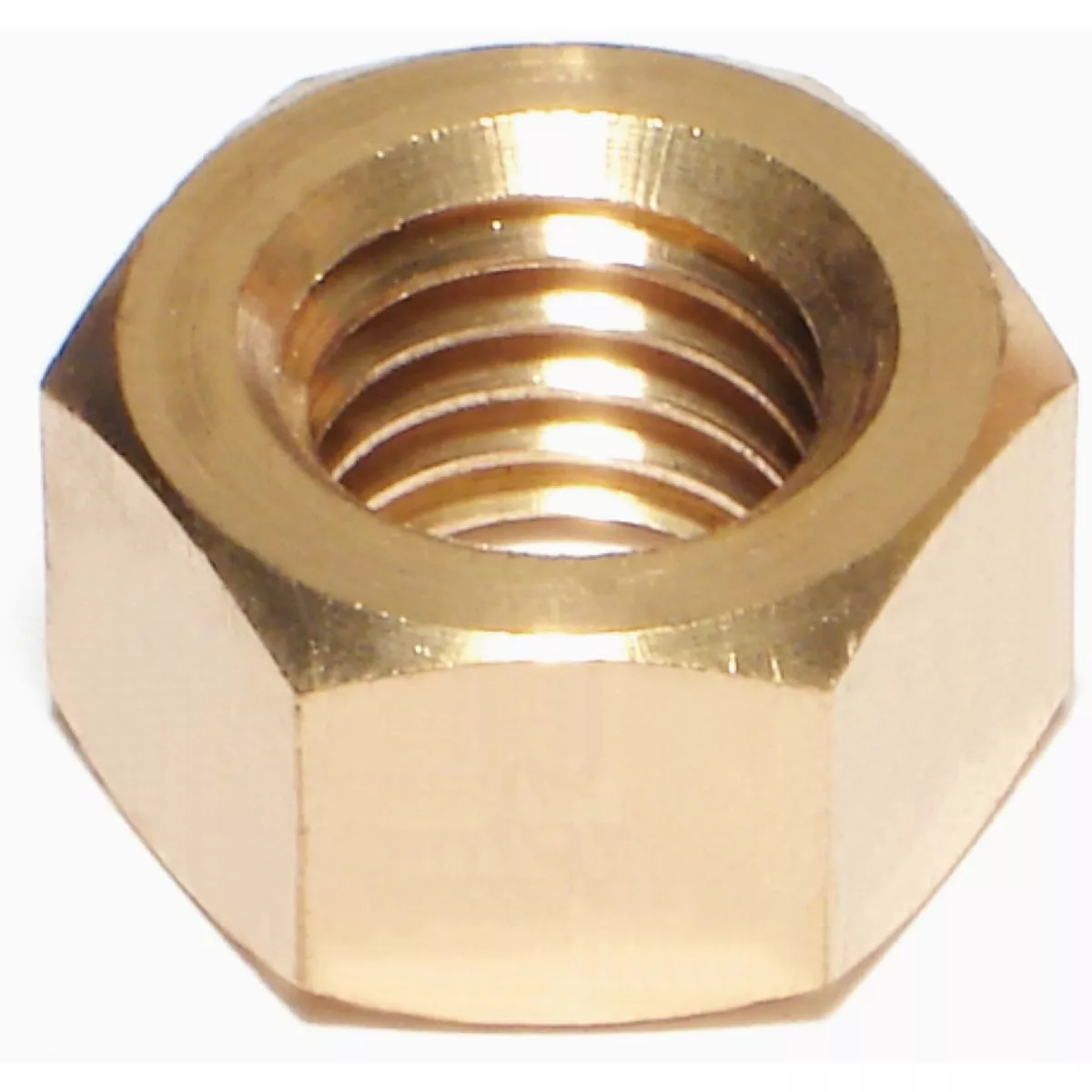 Midwest Fastener 5/8 In.-11 Brass Coarse Thread Finished Hex Nuts (2 Ct.)