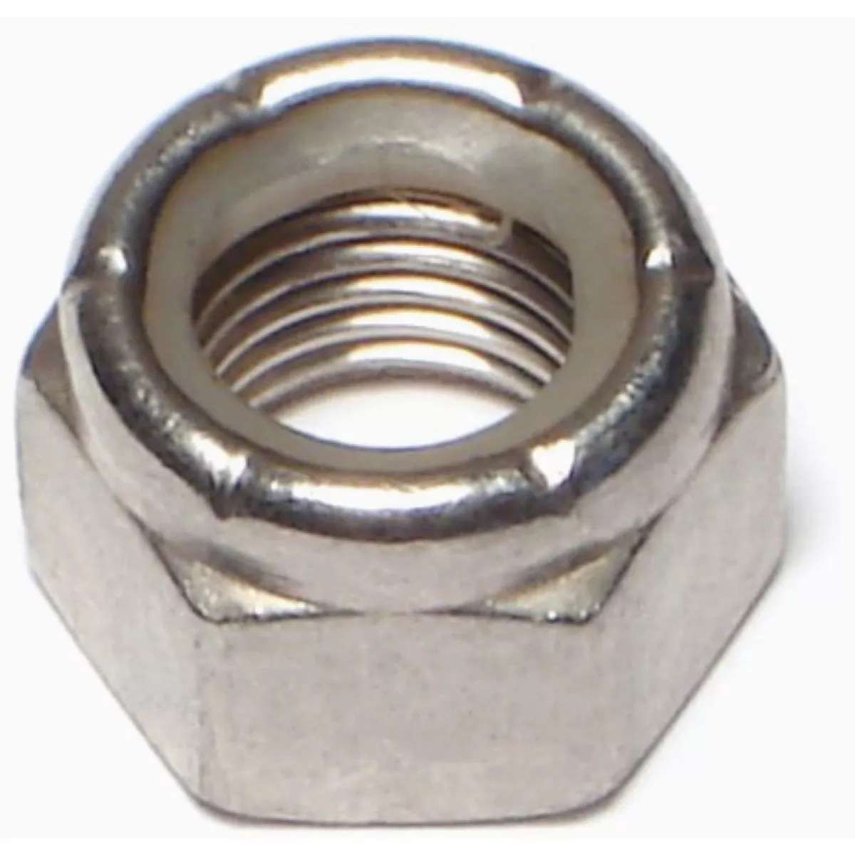 Midwest Fastener 7/16 In.-20 18-8 Stainless Steel Fine Thread Nylon Insert Lock Nuts (8 Ct.)