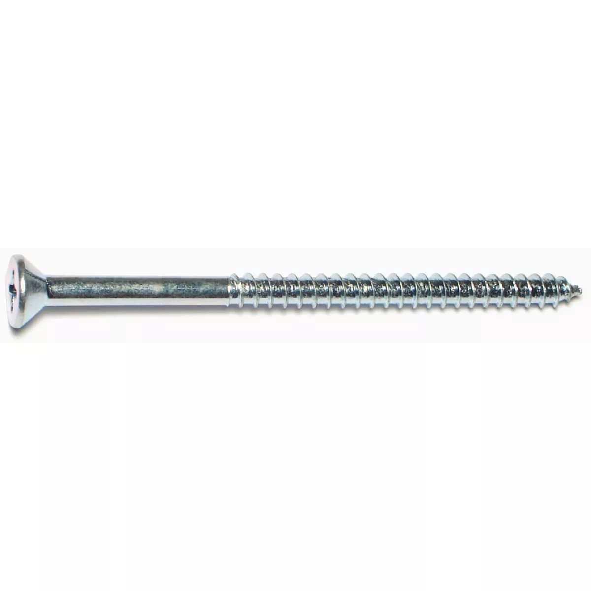 Midwest Fastener #14 x 4 In. Zinc Plated Steel Phillips Flat Head Wood Screws (15 Ct.)