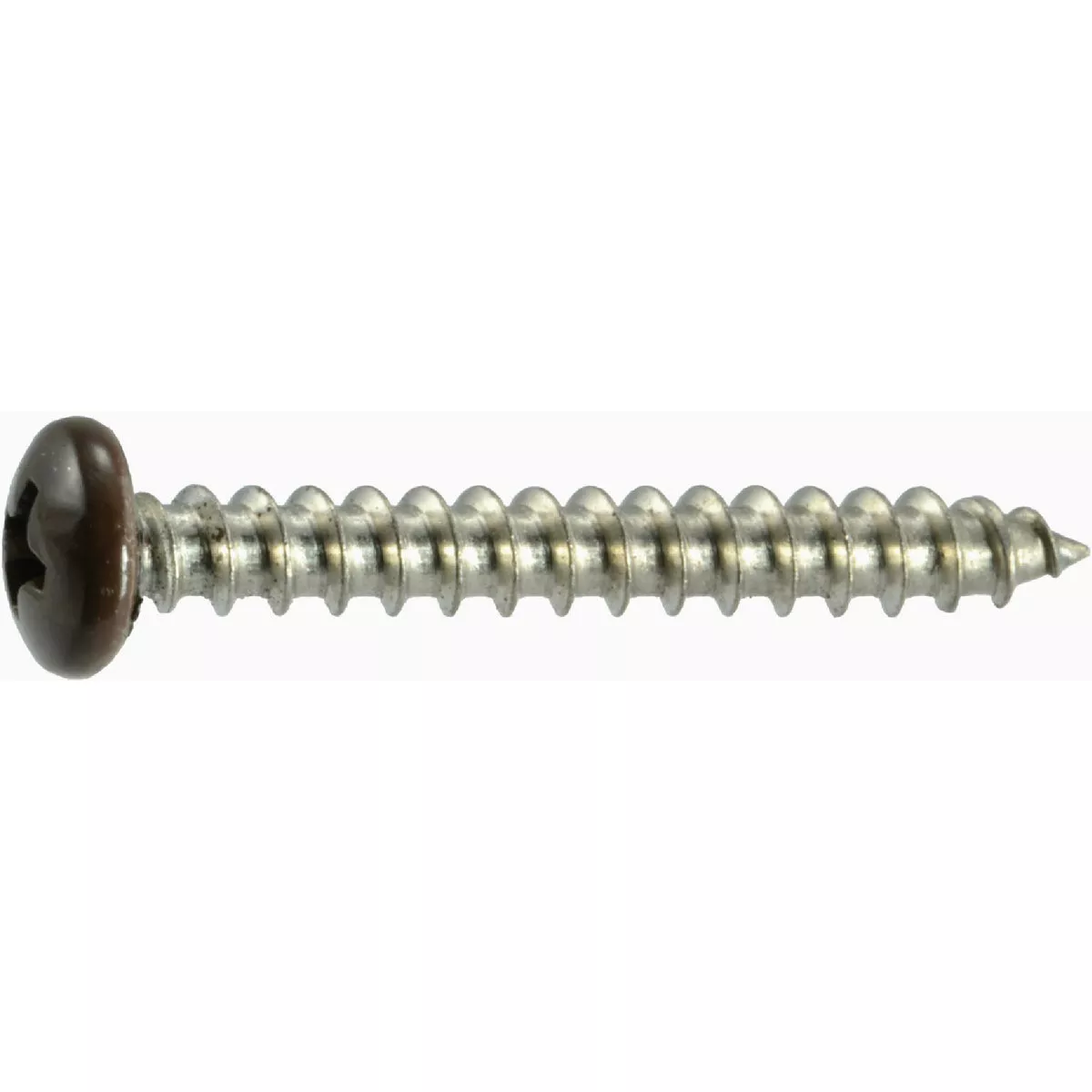 Midwest Fastener #10 x 1-1/2 In. Brown Painted 18-8 Stainless Steel Phillips Pan Head Sheet Metal Screws (12 Ct.) - photo 2