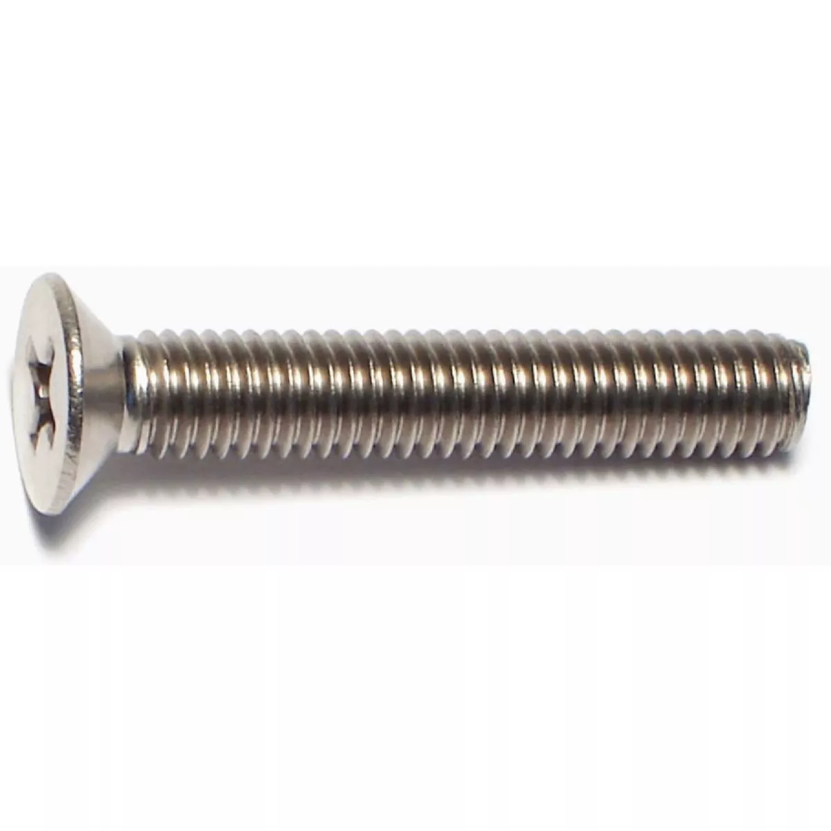 Midwest Fastener 5mm-0.8 x 30mm A2 Stainless Steel Coarse Thread Phillips Flat Head Machine Screws (10 Ct.)
