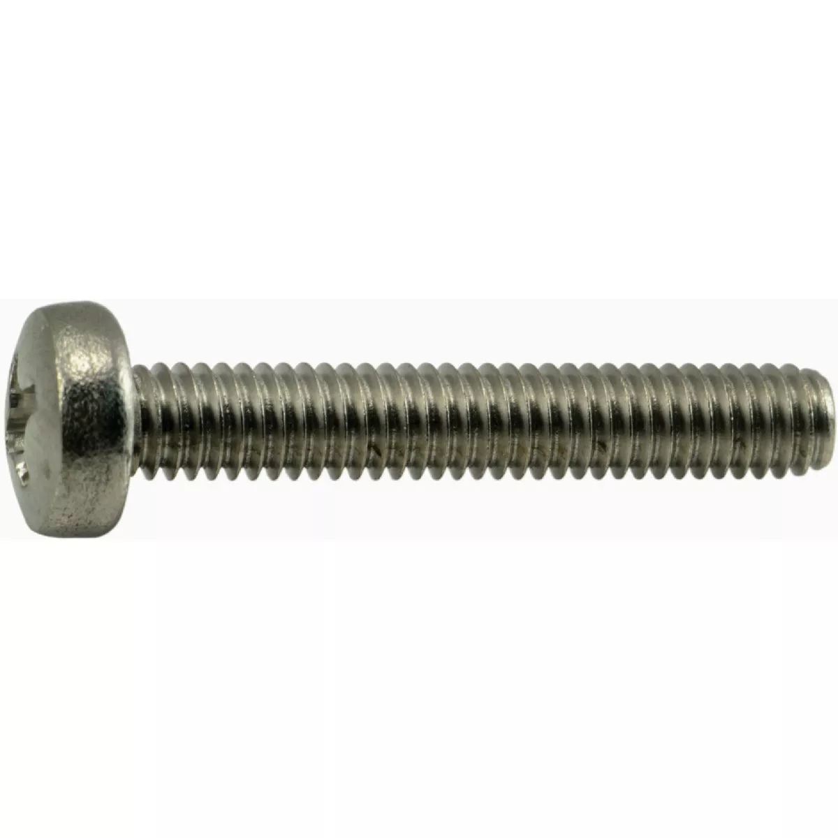 Midwest Fastener 4mm-0.7 x 25mm A2 Stainless Steel Coarse Thread Phillips Pan Head Machine Screws (15 Ct.)
