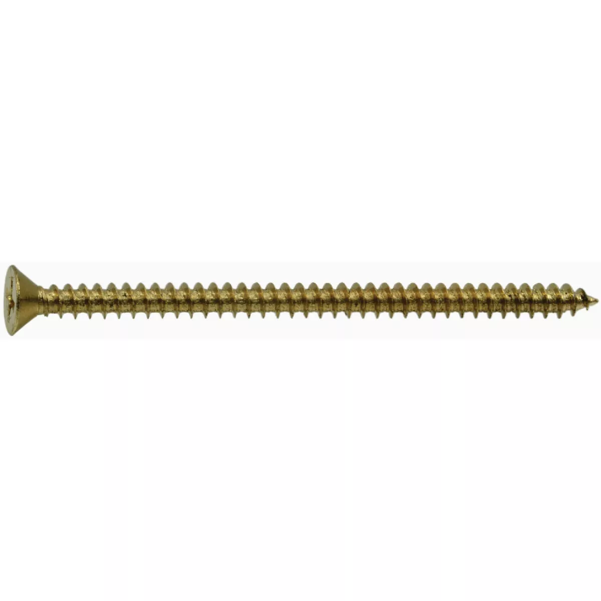 Midwest Fastener #9 x 3 In. Brass Plated Steel Phillips Flat Head Hinge Screws (8 Ct.)