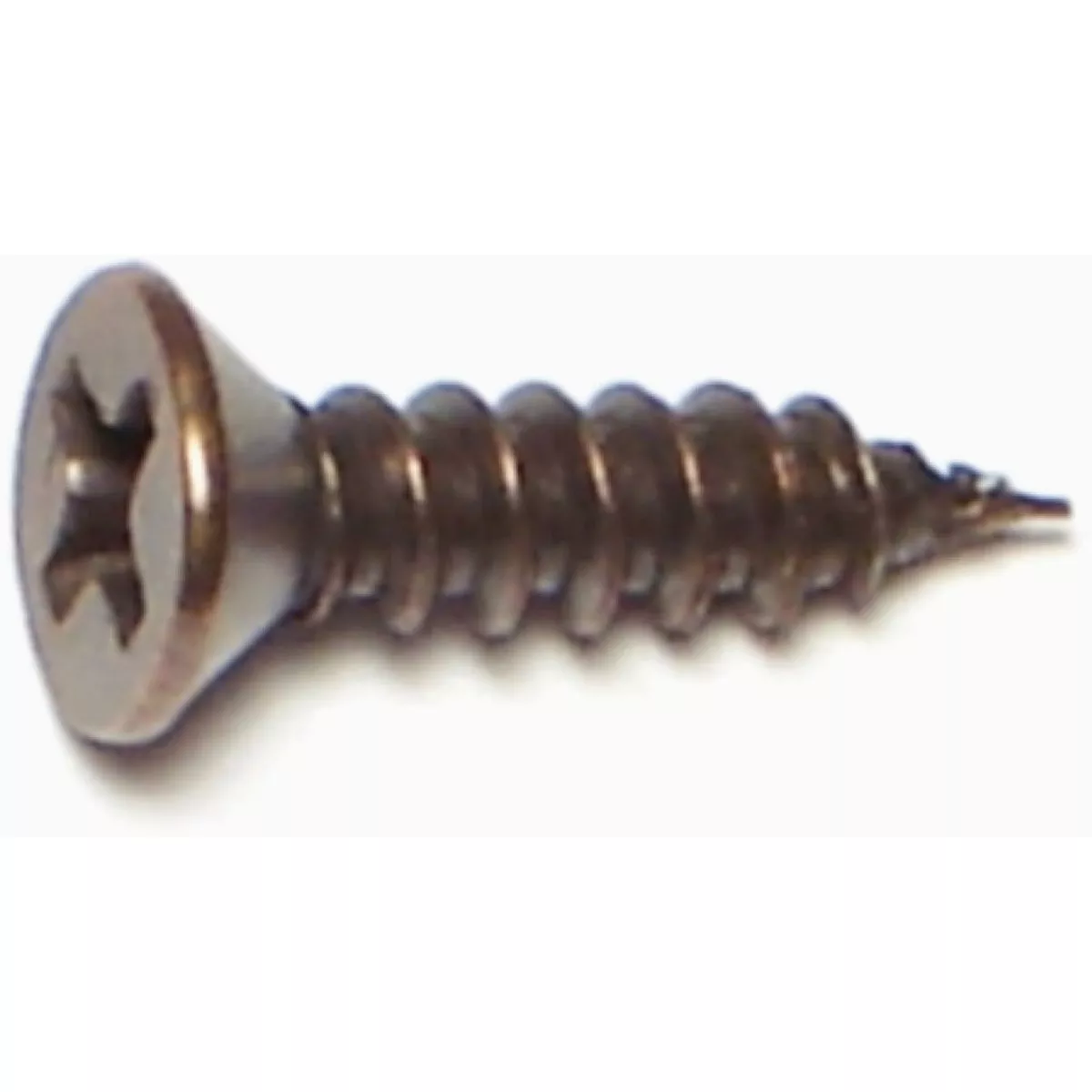 Midwest Fastener #5 x 1/2 In. Antique Brass Plated Steel Phillips Flat Head Hinge Screws