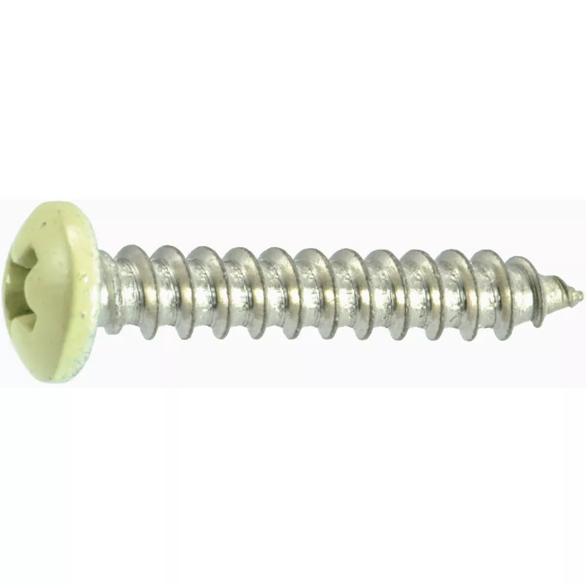 Midwest Fastener #8 x 1 In. Beige Painted 18-8 Stainless Steel Phillips Pan Head Sheet Metal Screws (20 Ct.)