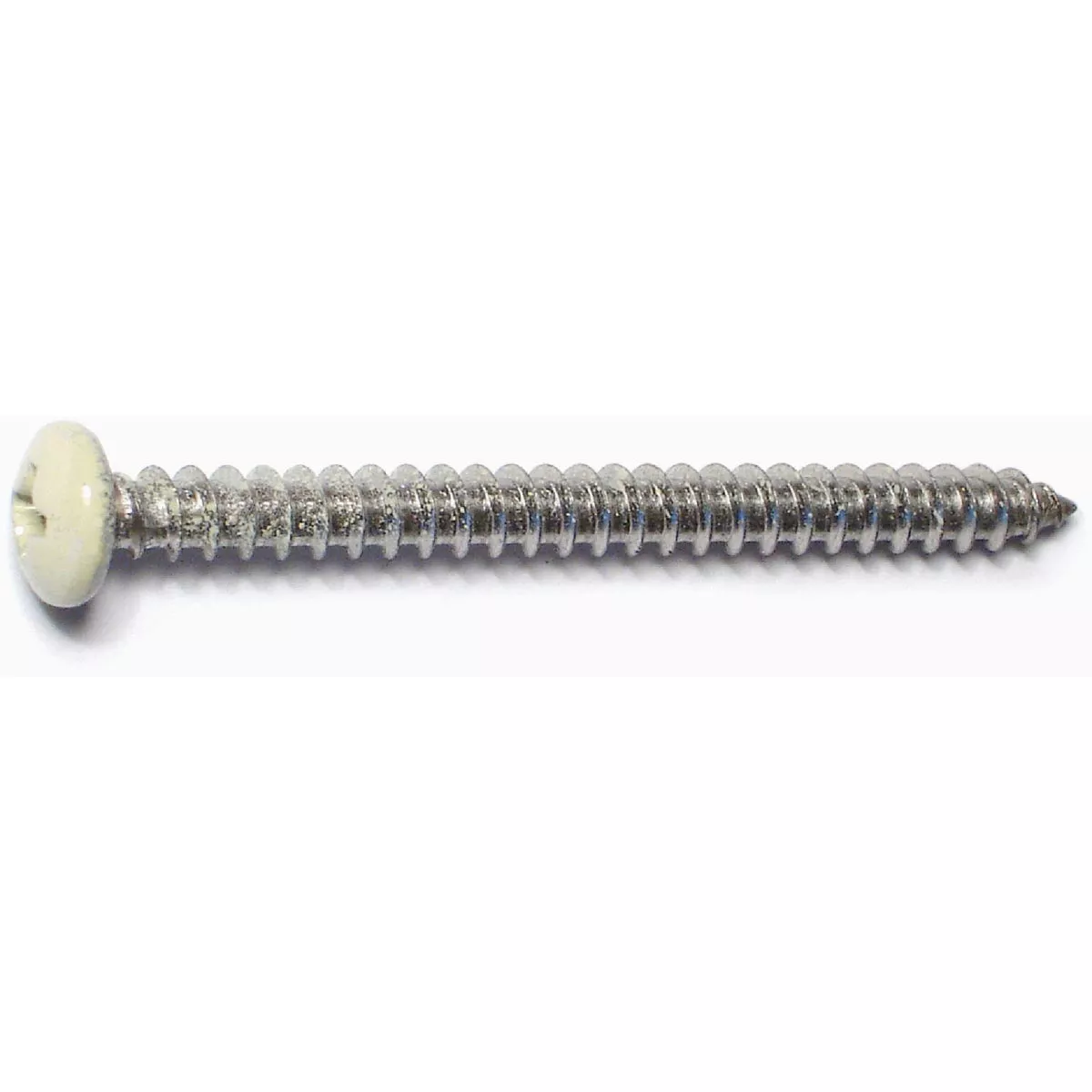 Midwest Fastener #8 x 2 In. Beige Painted 18-8 Stainless Steel Phillips Pan Head Sheet Metal Screws (12 Ct.)- - photo 2