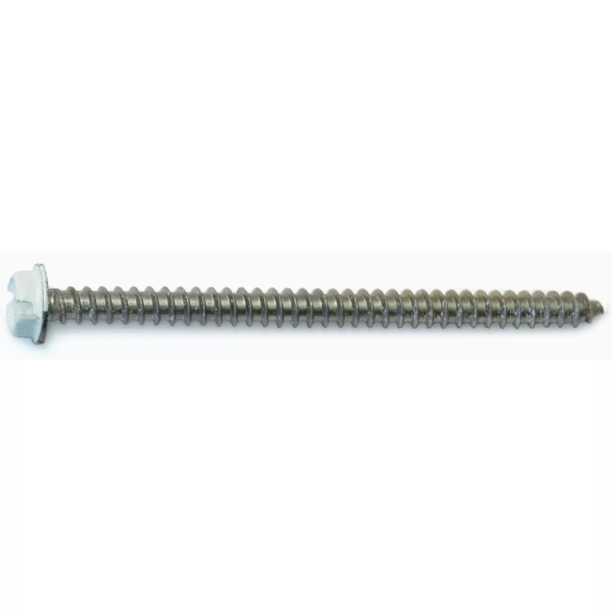 Midwest Fastener #8-14 x 2-1/2 In. White Painted 18-8 Stainless Steel Hex Washer Head Sheet Metal Screws