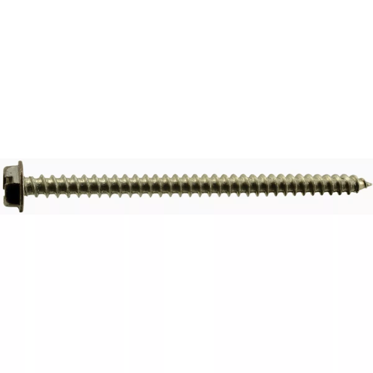 Midwest Fastener #10 x 3 In. Brown Painted 18-8 Stainless Steel Hex Washer Head Sheet Metal Screws (8 Ct.)