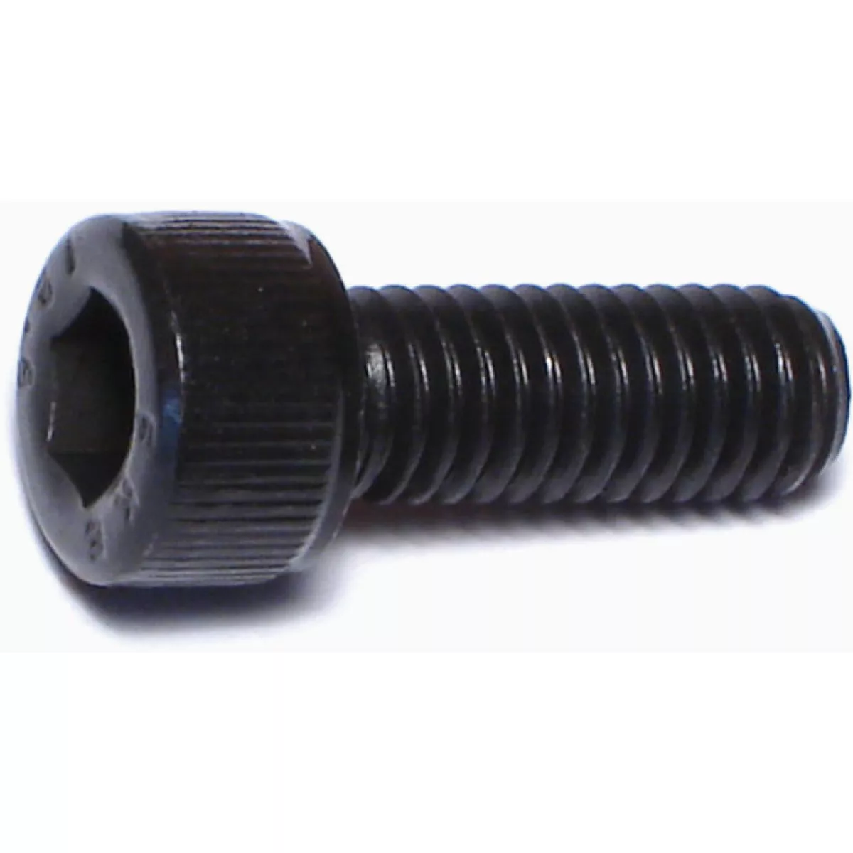 Midwest Fastener 6mm-1.0 x 16mm Black Oxide Class 12.9 Steel Coarse Thread Knurled Head Hex Socket Cap Screws (10 Ct.)