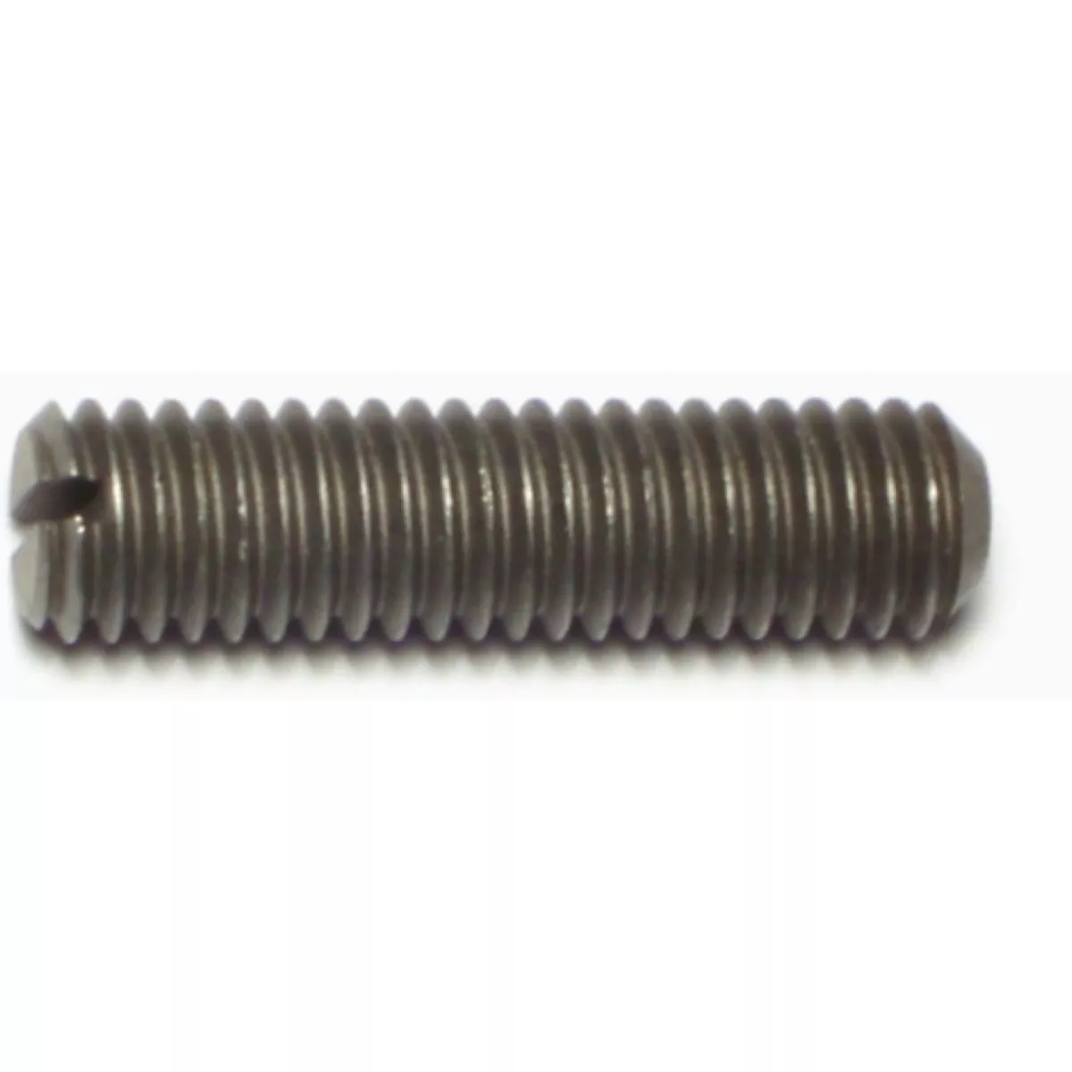 Midwest Fastener 3/8 In.-16 x 1-1/2 In. Steel Coarse Thread Slotted Headless Set Screws (12 Ct.)-