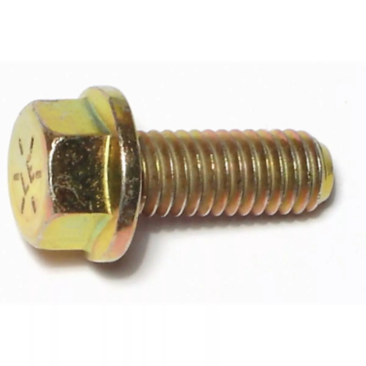 Midwest Fastener 6mm-1.0 x 50mm Zinc Plated Class 8.8 Steel Coarse Thread Hex Washer Head Flange Bolts (6 Ct.)