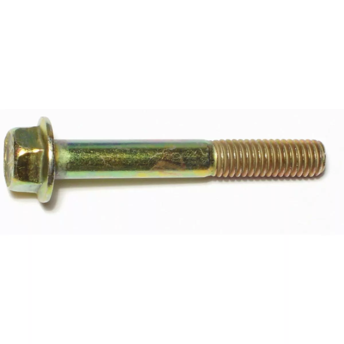 Midwest Fastener 8mm-1.25 x 30mm Zinc Plated Class 8.8 Steel Coarse Thread Hex Washer Head Flange Bolts (6 Ct.)