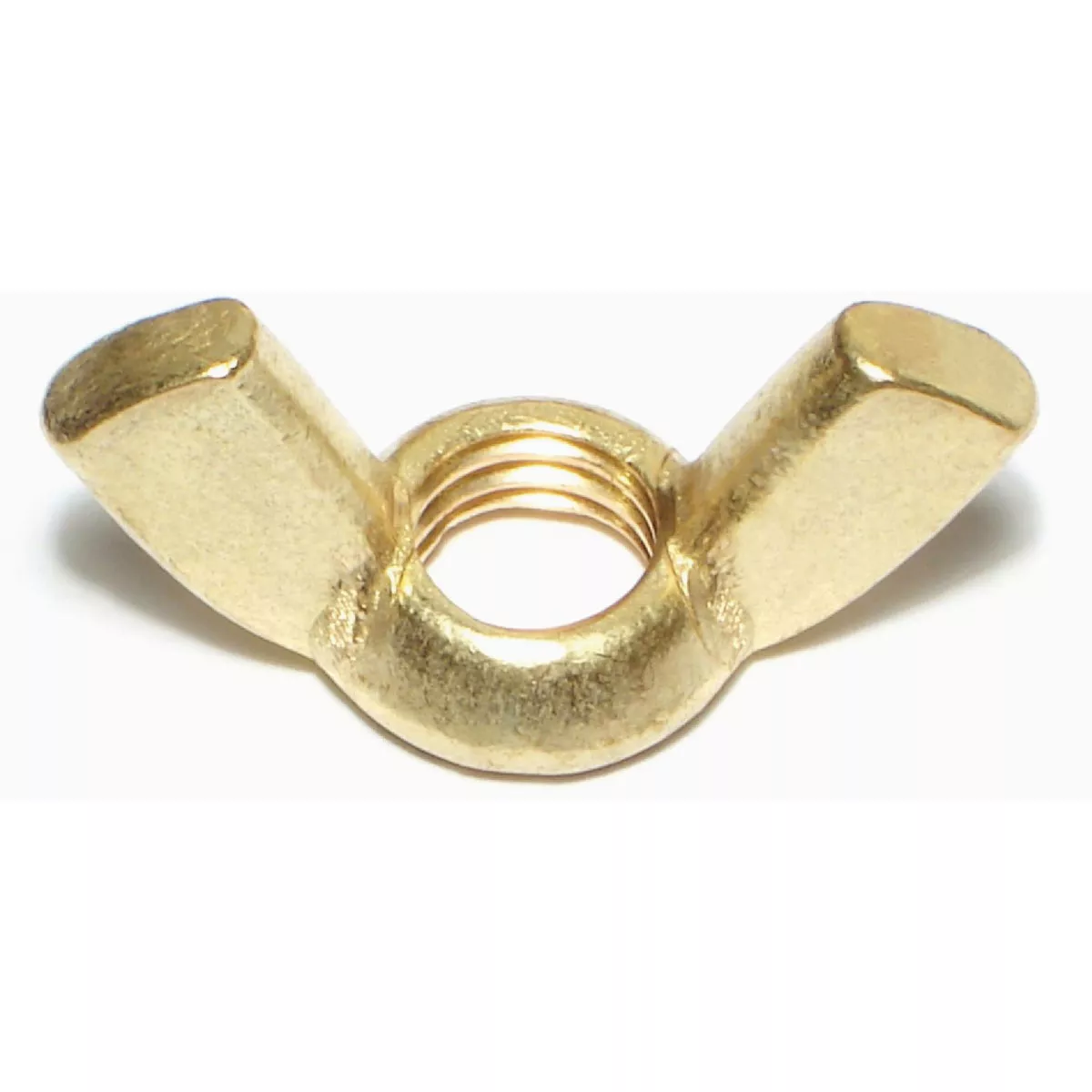 Midwest Fastener 1/2 In.-13 x 1-15/16 In. Brass Coarse Thread Cold Forged Wing Nuts (6 Ct.)