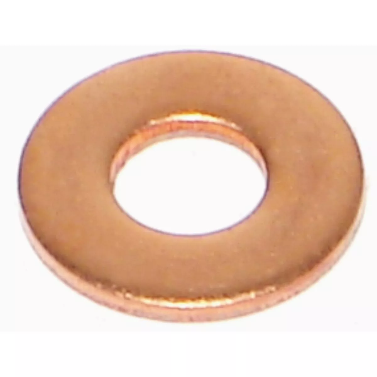 Midwest Fastener #10 x 7/32 In. x 1/2 In. Copper SAE Flat Washers