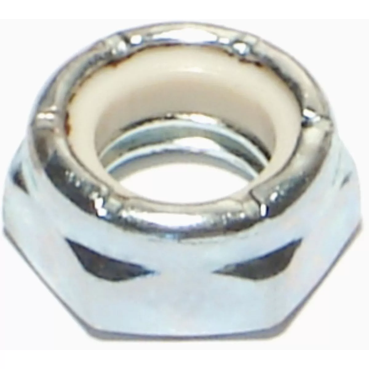 Midwest Fastener 3/8 In.-16 Zinc Plated Grade 2 Steel Coarse Thread Nylon Insert Lock Nuts