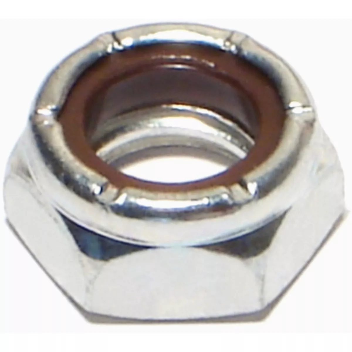 Midwest Fastener 7/16 In.-14 Zinc Plated Grade 2 Steel Coarse Thread Nylon Insert Lock Nuts (10 Ct.)-