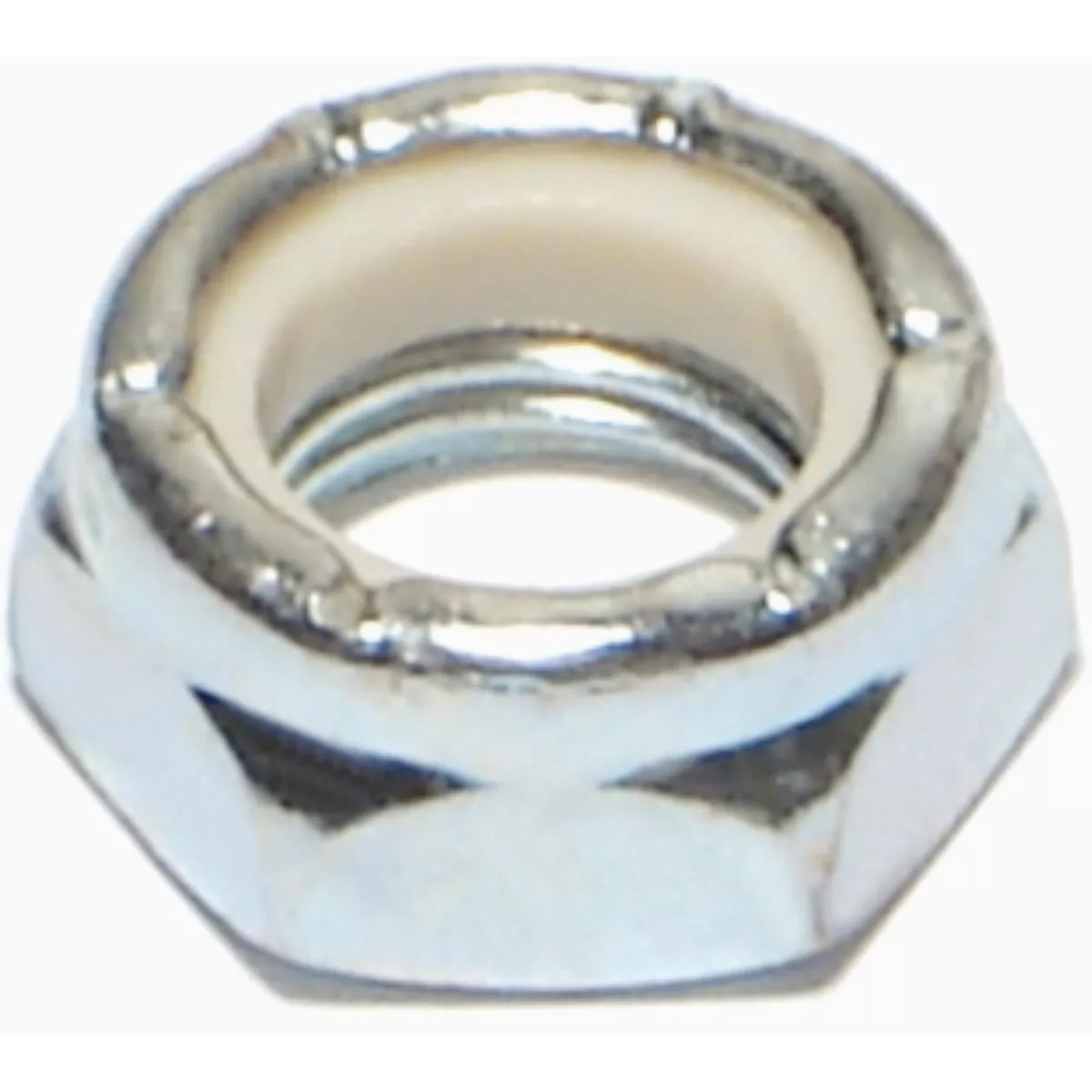 Midwest Fastener 3/8 In.-24 Zinc Plated Grade 2 Steel Fine Thread Nylon Insert Lock Nuts (10 Ct.)
