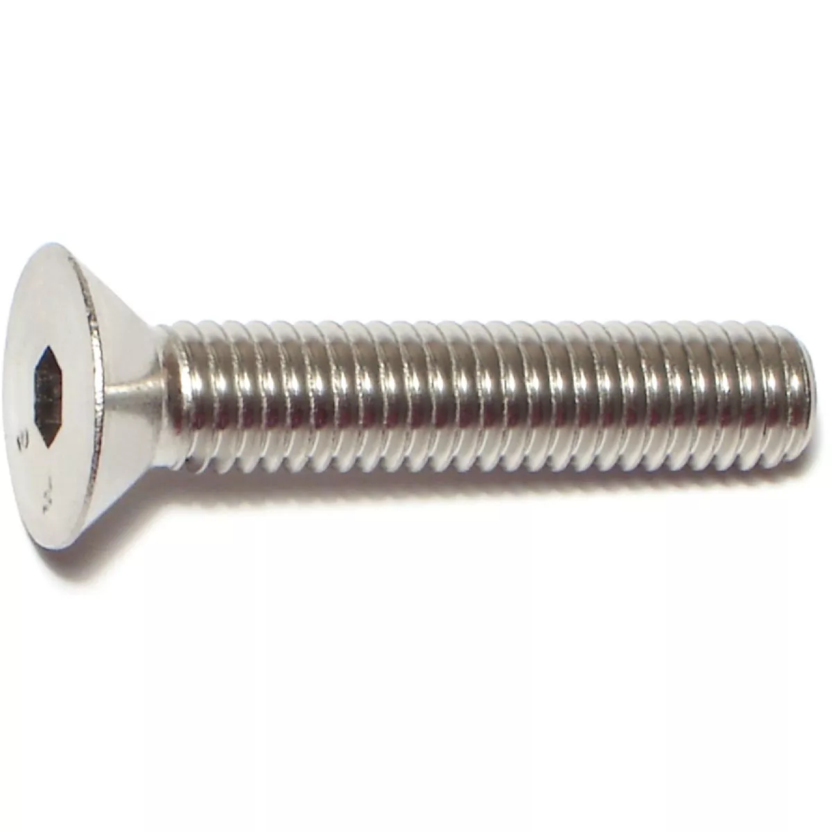 Midwest Fastener 3/8 In.-16 x 2 In. 18-8 Stainless Steel Coarse Thread Flat Head Socket Cap Screws (6 Ct.)-