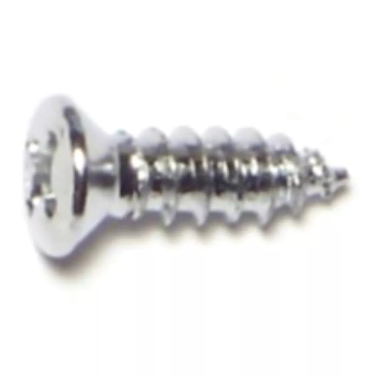 Midwest Fastener #8 x 1/2 In. Steel Phillips Oval Head Sheet Metal Screws - photo 2