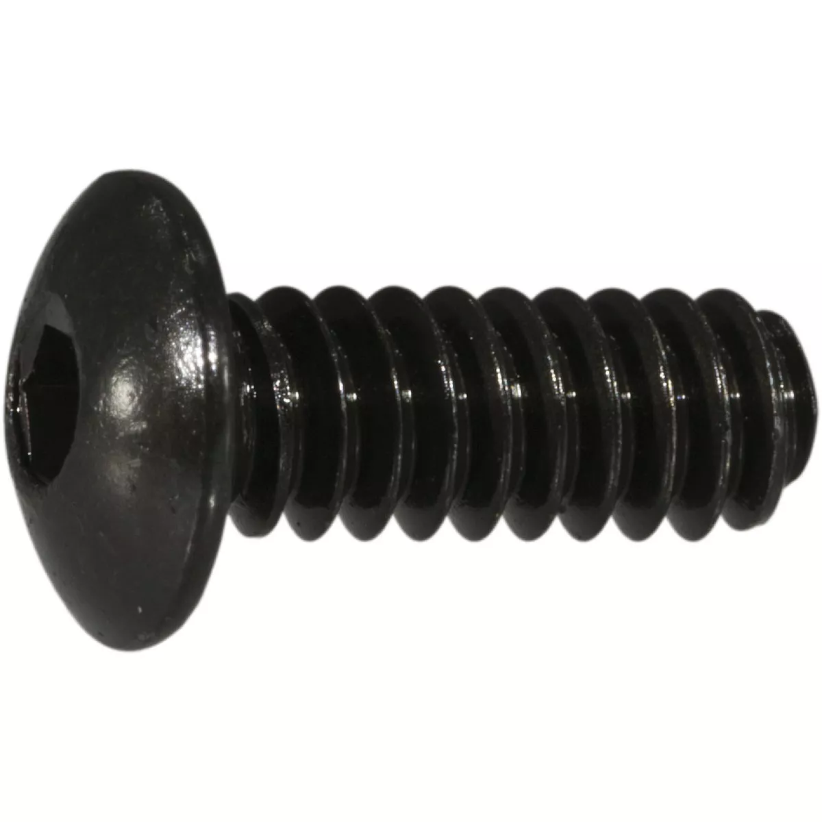 Midwest Fastener #6-32 x 3/8 In. Plain Steel Coarse Thread Button Head Socket Cap Screws (10 Ct.)-