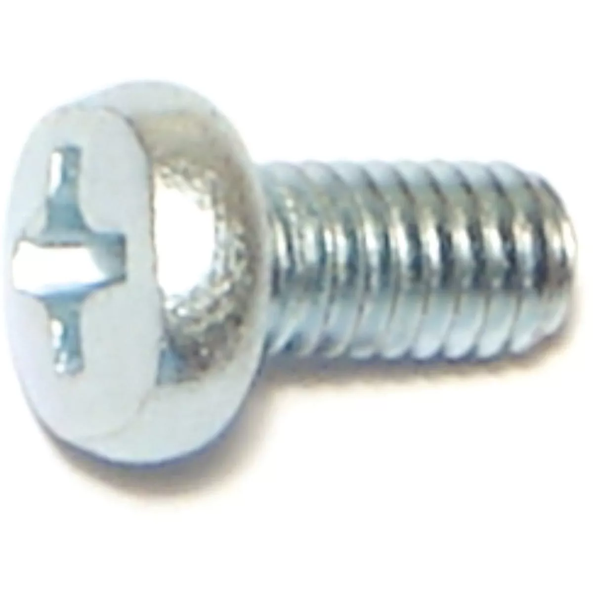 Midwest Fastener 4mm-0.7 x 8mm Zinc Plated Class 4.8 Steel Coarse Thread Phillips Pan Head Machine Screws (25 Ct.)