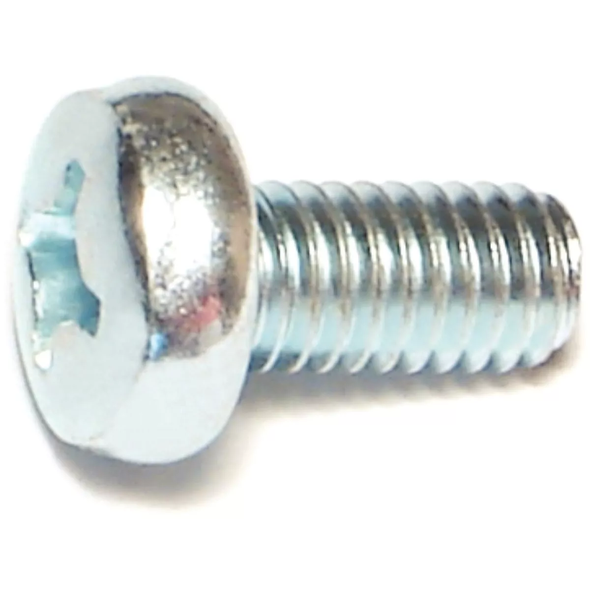 Midwest Fastener 6mm-1.0 x 12mm Zinc Plated Class 4.8 Steel Coarse Thread Phillips Pan Head Machine Screws (25 Ct.)