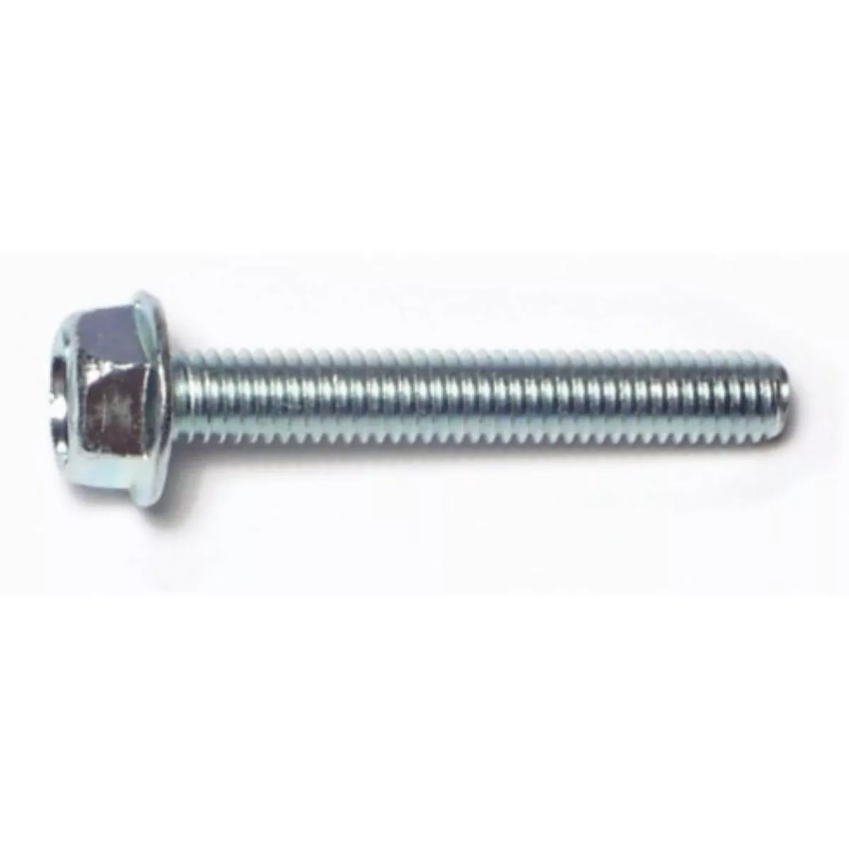 Midwest Fastener 12mm-1.75 x 40mm Zinc Plated Class 8.8 Steel Coarse Thread Hex Washer Head Flange Bolts (4 Ct.)