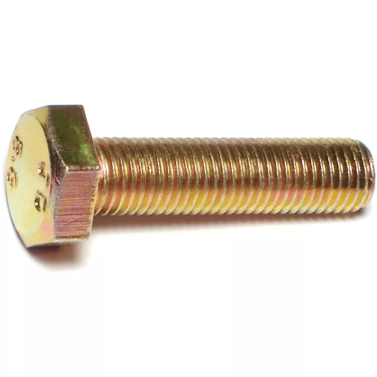 Midwest Fastener 10mm-1.25 x 40mm Zinc Plated Class 8.8 Steel Fine Thread Hex Cap Screws (6 Ct.) - photo 2