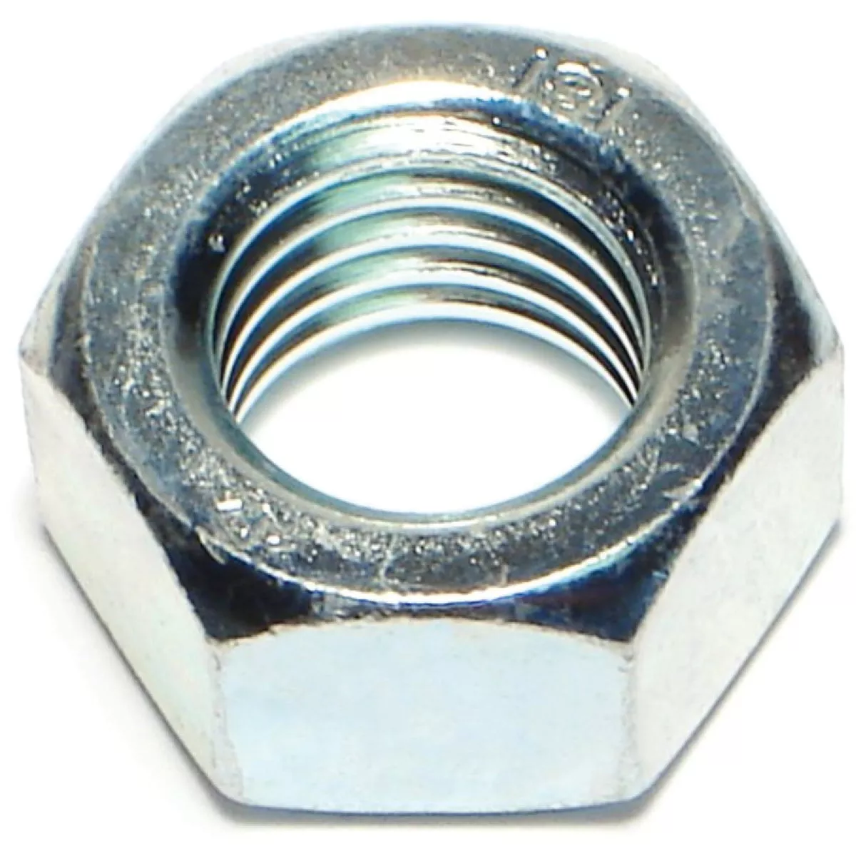 Midwest Fastener 18mm-2.5 Zinc Plated Class 8 Steel Coarse Thread Hex Nuts (5 Ct.)