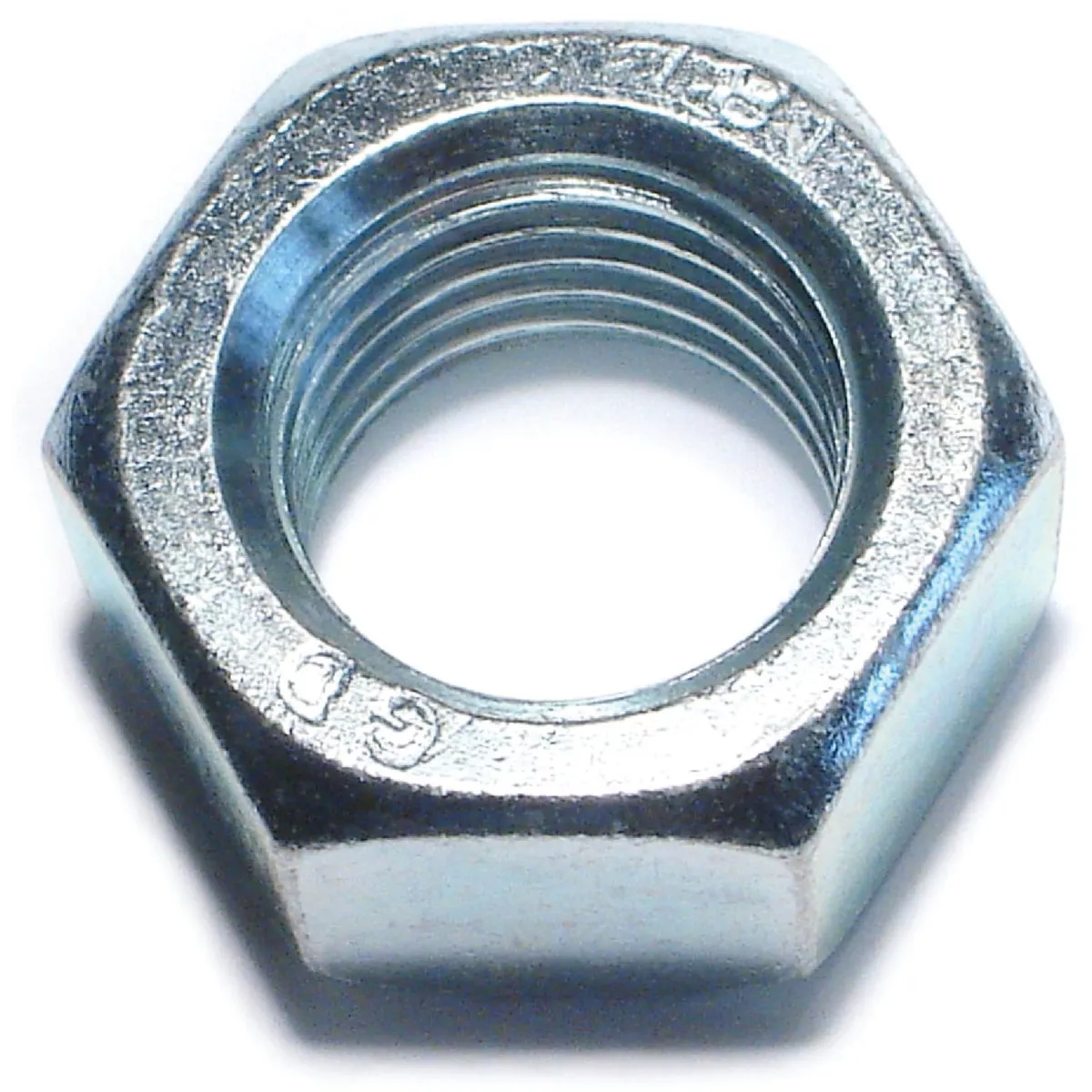 Midwest Fastener 22mm-2.5 Zinc Plated Class 8 Steel Coarse Thread Hex Nuts